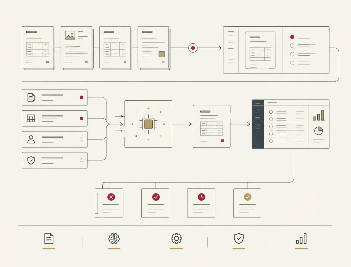 Invoice automation dashboard artwork